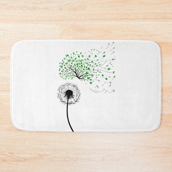 Item preview, Elegant dandelion picture/puffball and leaves. designed and sold by lucyinspace.