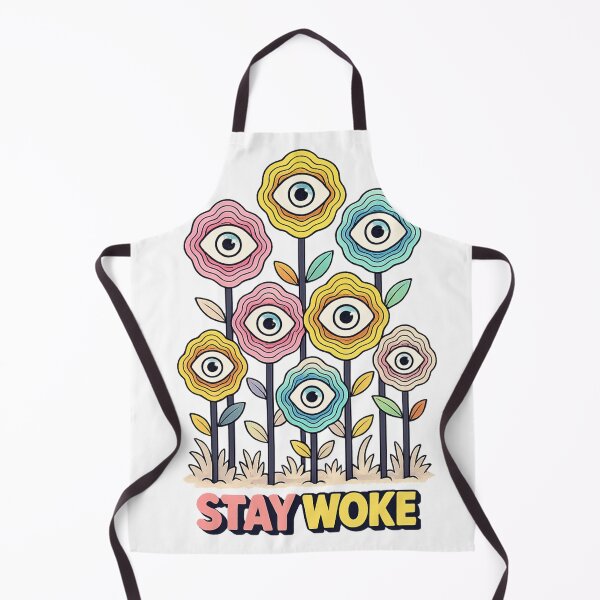 Item preview, Stay Woke Trippy Flower Eye Psychedelic Design designed and sold by SoftSproutstu.