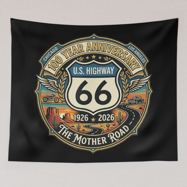 Item preview, Route 66 100th Anniversary 1926 To 2026 The Mother Road Vintage designed and sold by PhocoNibict.