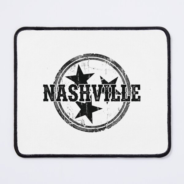 Item preview, Nashville Tennessee Tri Star Grunge Stamp designed and sold by Fenay Designs.