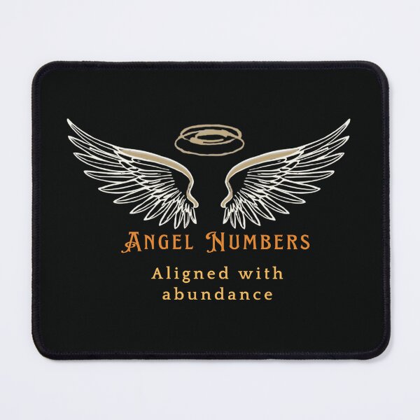 Item preview, Angel Numbers – Aligned with abundance Spiritual Typography Design designed and sold by CosmicQuietLab.