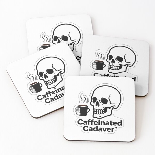 Item preview, Caffeinated Cadaver Skull Coffee Mug designed and sold by Arte-Excellency.