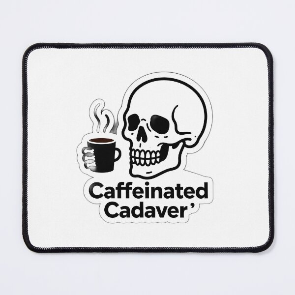 Item preview, Caffeinated Cadaver Skull Coffee Mug designed and sold by Arte-Excellency.