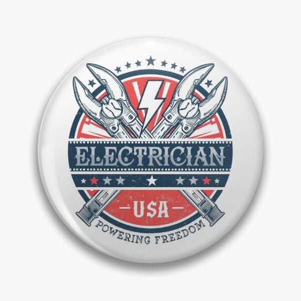Item preview, Electricista en EE. UU. – Impulsando la libertad designed and sold by KapiPrint.