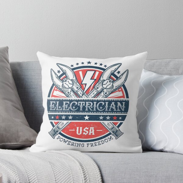 Item preview, Electrician USA – Powering Freedom designed and sold by KapiPrint.