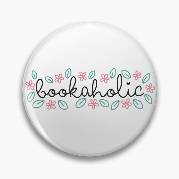 Item preview, bookaholic cute floral funny bookish reading quote designed and sold by winterpumpkin.