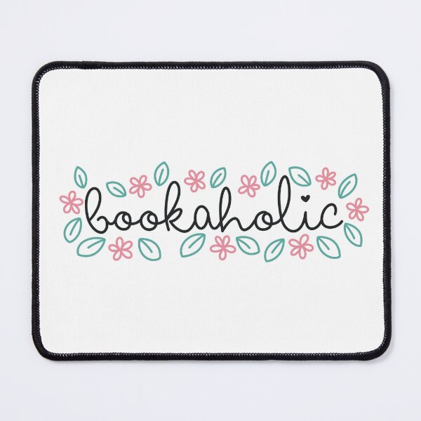 Item preview, bookaholic cute floral funny bookish reading quote designed and sold by winterpumpkin.
