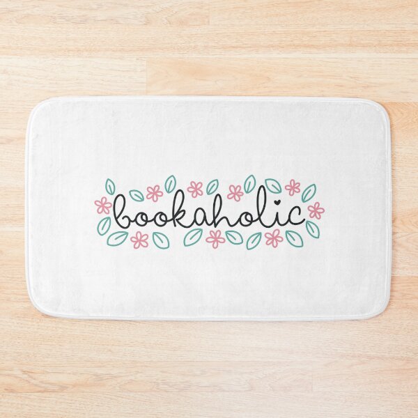 Item preview, bookaholic cute floral funny bookish reading quote designed and sold by winterpumpkin.