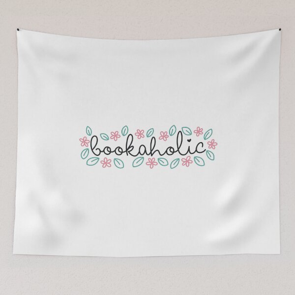 Item preview, bookaholic cute floral funny bookish reading quote designed and sold by winterpumpkin.