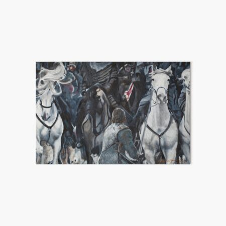 Battle of the Art Board Print