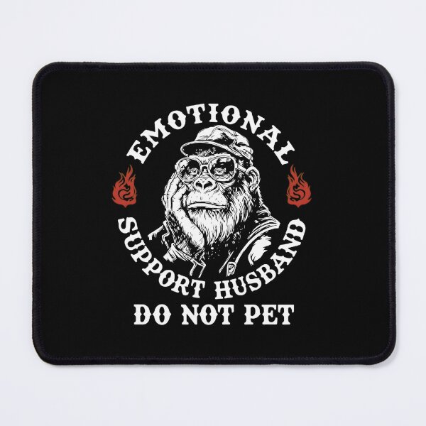Item preview, Emotional Support Husband Do Not Pet Funny Gorilla Ape Sunglasses designed and sold by haitrieuic96.