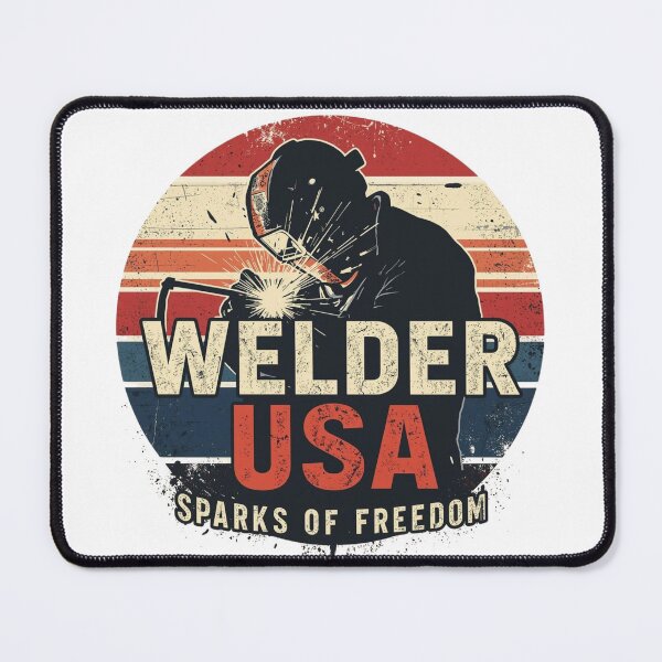 Item preview, Welder USA – Sparks Of Freedom designed and sold by KapiPrint.