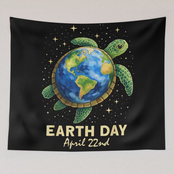 Item preview, Earth Day April 22nd Save The Planet Sea Turtle Ocean Conservation designed and sold by NgumohaLanke.