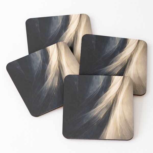 Item preview, Navy Ivory Panel Abstract Print designed and sold by Ombrya.