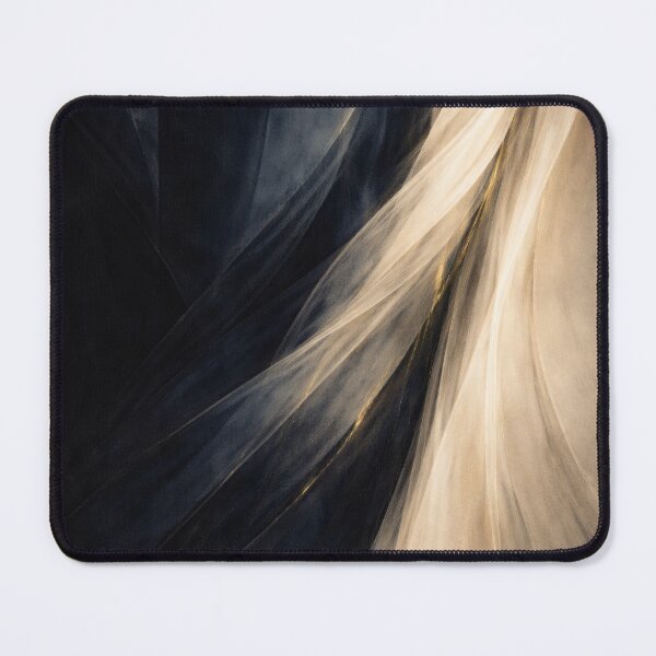 Item preview, Navy Ivory Panel Abstract Print designed and sold by Ombrya.