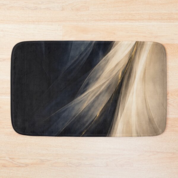 Item preview, Navy Ivory Panel Abstract Print designed and sold by Ombrya.