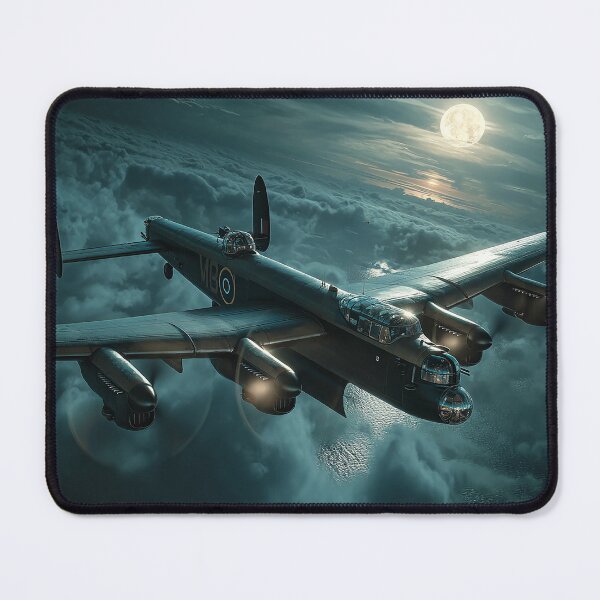 Item preview, Moonlit Lancasters Over a Sleeping Europe designed and sold by Skyframe Aviation.