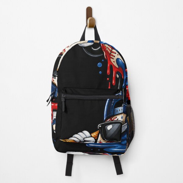 Item preview, Patriotic Splatter Paint Baseball Character Cool Sunglasses And Bat Sports Art designed and sold by NgumohaLanke.