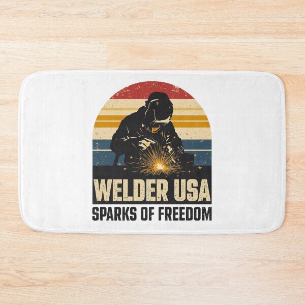 Item preview, Welder USA – Sparks Of Freedom designed and sold by KapiPrint.