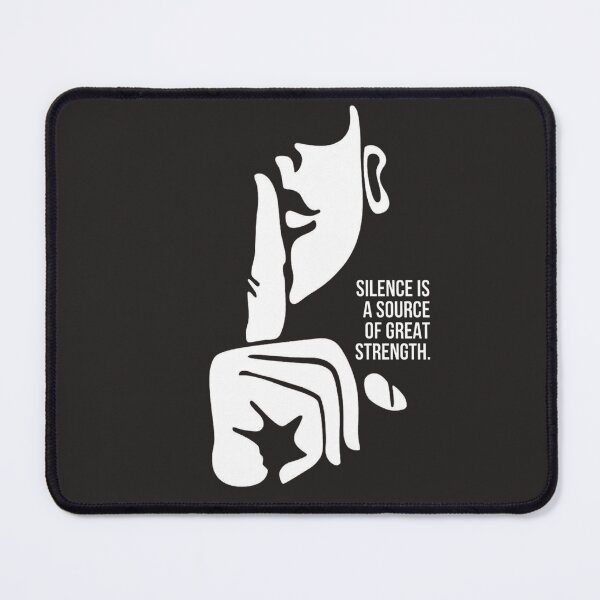 Item preview, The Power of Stillness | "Silence is a Source of Great Strength" Minimalist Line Art Print designed and sold by KUMPRADA.