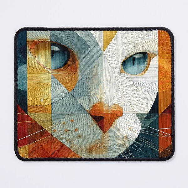 Item preview, Abstract Cat Art Modernist Style designed and sold by GrinGalore.