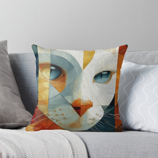 Item preview, Abstract Cat Art Modernist Style designed and sold by GrinGalore.