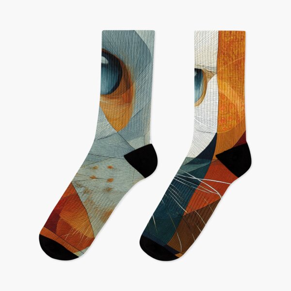 Item preview, Abstract Cat Art Modernist Style designed and sold by GrinGalore.