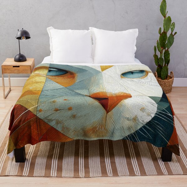 Item preview, Abstract Cat Art Modernist Style designed and sold by GrinGalore.