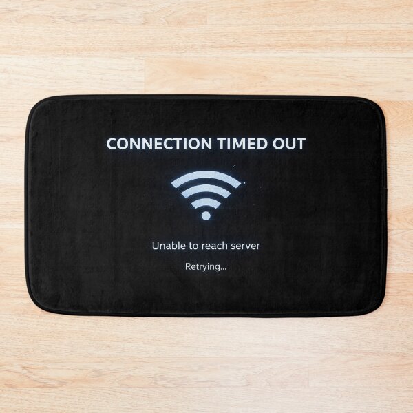 Item preview, Connection Timed Out – Unable to Reach Server Digital Status Design designed and sold by Mad Factory Designs.