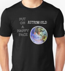 Astroworld Put On A Happy Face logo Unisex T-Shirt