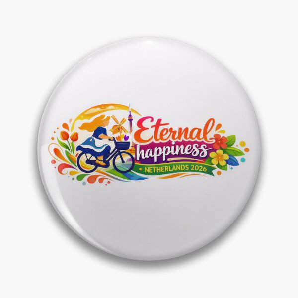 Item preview, Eternal happiness international convention Netherlands 2026 designed and sold by InkyKidArt.