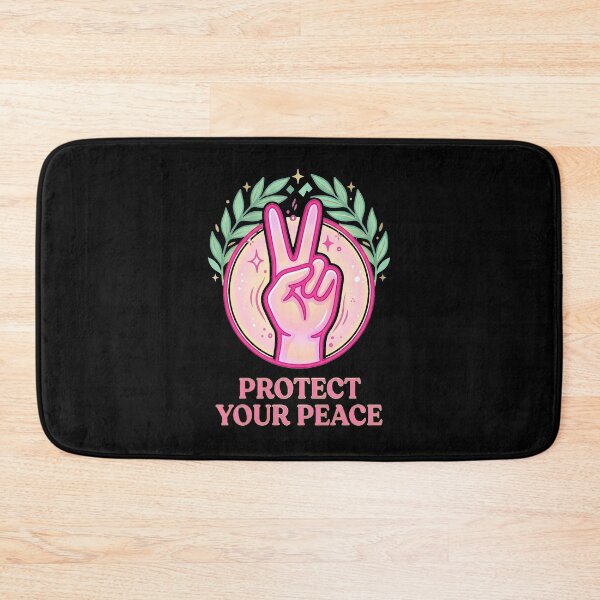 Item preview, Protect Your Peace Peace Sign Hand Vintage Vibes designed and sold by PixelQ.
