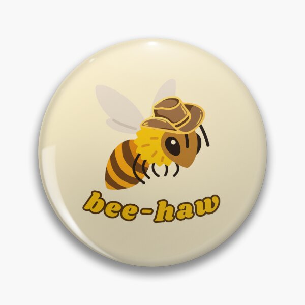 Item preview, bee haw insect pun cute bee yeehaw designed and sold by OceanEvy.