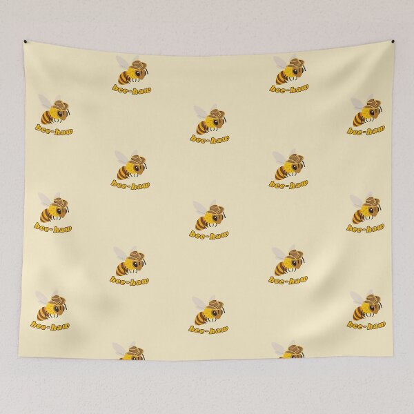 Item preview, bee haw insect pun cute bee yeehaw designed and sold by OceanEvy.