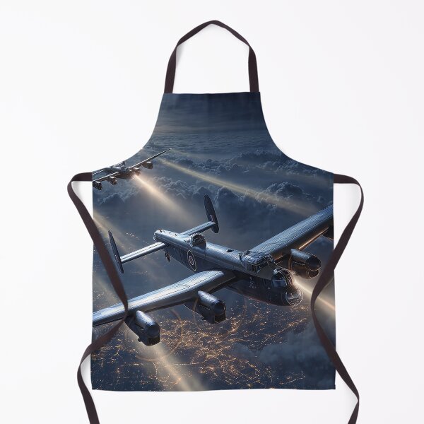 Item preview, Lancasters Drifting Through Lunar Glow designed and sold by Skyframe Aviation.