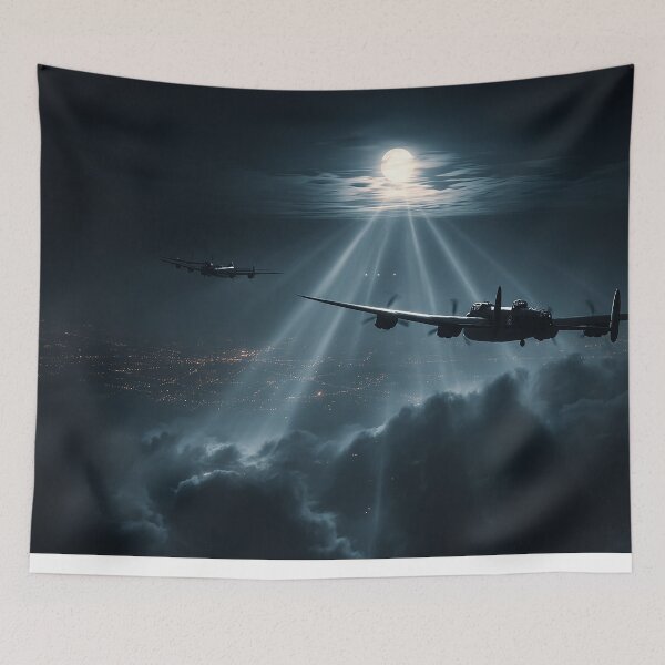 Item preview, Moonlit Engines Over Darkened Cities designed and sold by Skyframe Aviation.