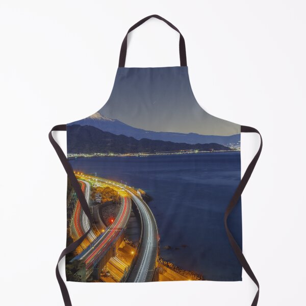 Item preview, Mount Fuji at Blue Hour with Light Trails from Satta-toge Pass, Shizuoka, Japan designed and sold by Pix4Japan.