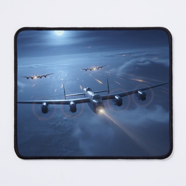 Item preview, The Glow of War Beneath a Peaceful Moon designed and sold by Skyframe Aviation.