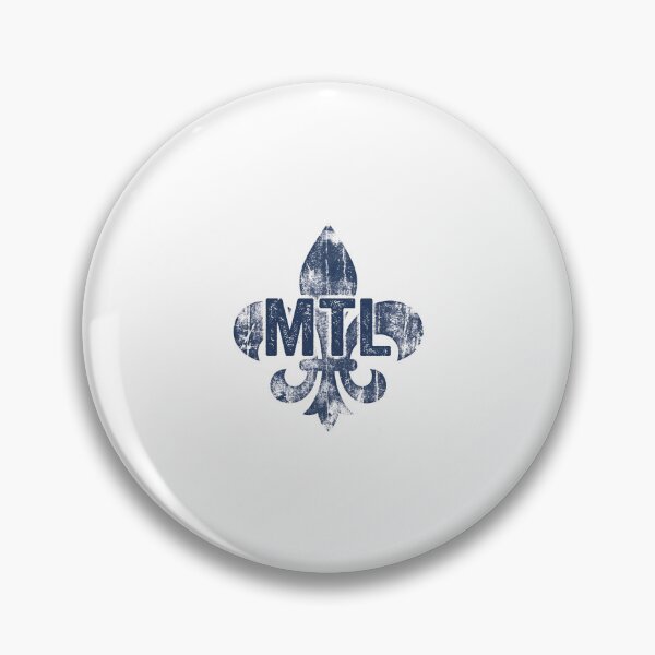 Item preview, MTL Fleur De Lis Montreal Quebec Grunge Symbol designed and sold by Fenay Designs.
