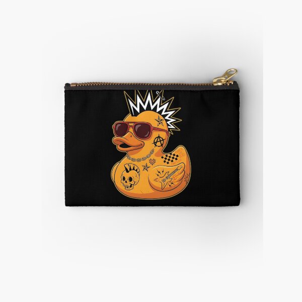 Item preview, Punk Rock Rubber Duck - Edgy Anarchy Duckling with Mohawk designed and sold by haitrieuic96.