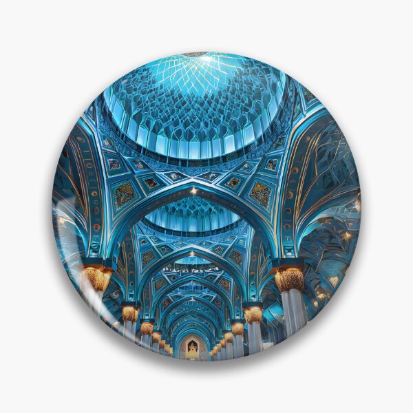 Item preview, Stunning Blue Ornate Architectural Interior Design designed and sold by Artessie.