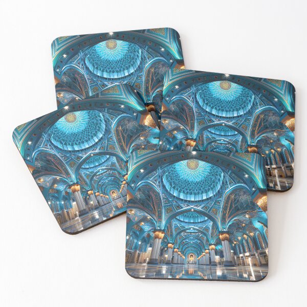 Item preview, Stunning Blue Ornate Architectural Interior Design designed and sold by Artessie.