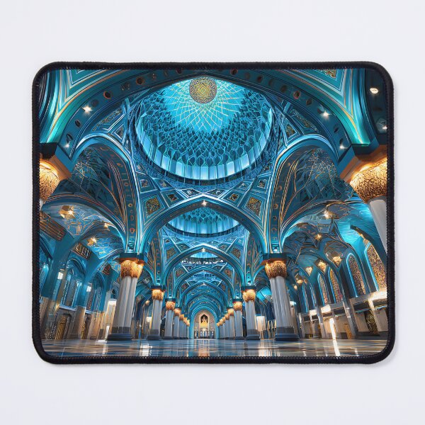 Item preview, Stunning Blue Ornate Architectural Interior Design designed and sold by Artessie.