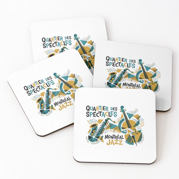 Item preview, Quartier Des Spectacles Montreal Jazz Abstract Saxophone And Cello designed and sold by Fenay Designs.