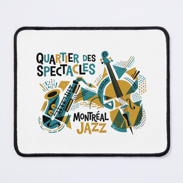 Item preview, Quartier Des Spectacles Montreal Jazz Abstract Saxophone And Cello designed and sold by Fenay Designs.