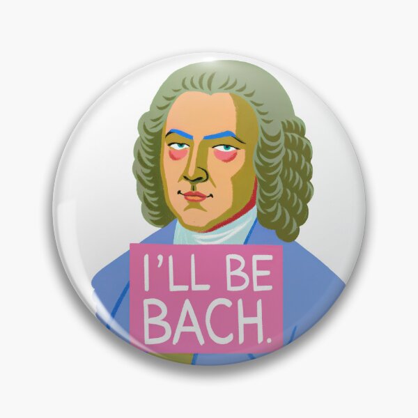 Item preview, I'll Be Bach Pun Classical Music Composer designed and sold by AntiqueImages.