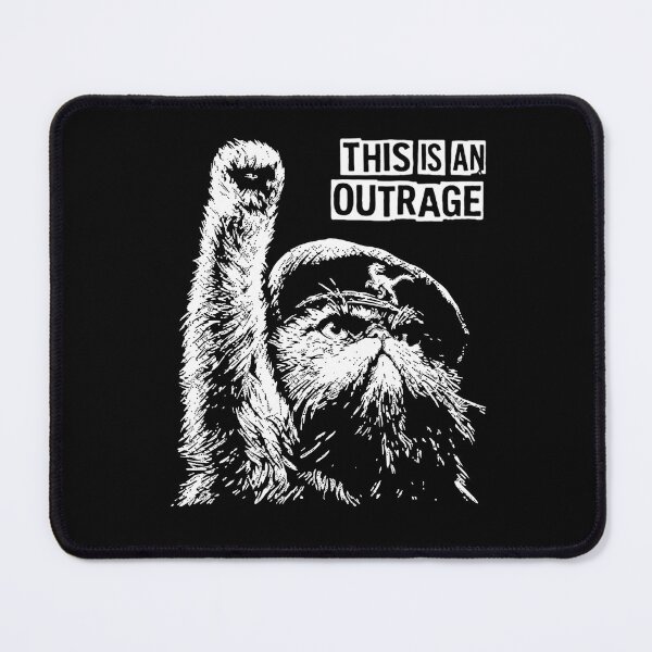 Item preview, Revolutionary Persian Cat - This Is An Outrage Funny Parody Art designed and sold by haitrieuic96.