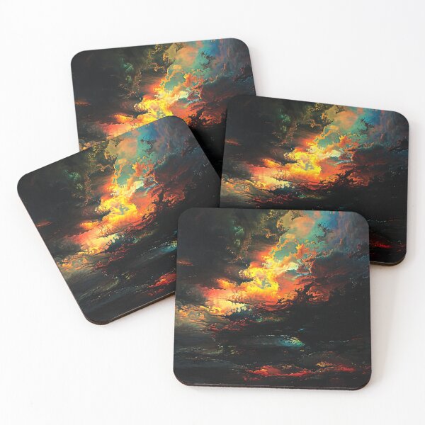 Item preview, Dramatic Fire and Water Abstract Art designed and sold by Kantawich.