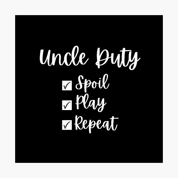 Item preview, Uncle Duty designed and sold by DixieGirlStudio.
