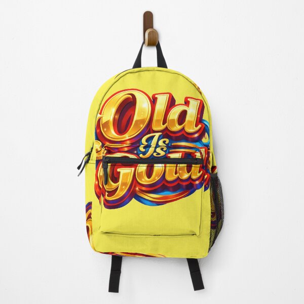 Item preview, Old Is Gold 3D Vintage Typography – Retro Luxury Quote Sticker & Classic Style Design designed and sold by Imagetore.